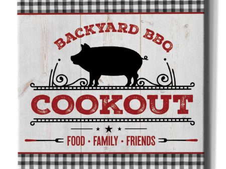 Backyard BBQ Cookout  by Mollie B, Canvas Wall Art Online