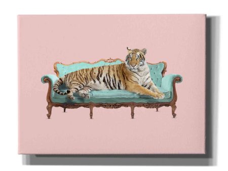 Lazy Tiger  by Robert Farkas, Canvas Wall Art For Discount