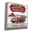 Kris Kringle Christmas Barn  by Mollie B, Canvas Wall Art Online Sale