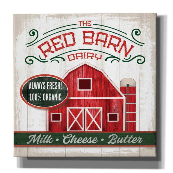 The Red Barn  by Mollie B, Canvas Wall Art on Sale