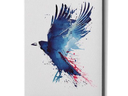 Bloody Crow  by Robert Farkas, Canvas Wall Art For Discount