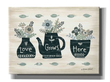 Love Grows Here  by Annie LaPoint, Canvas Wall Art For Discount