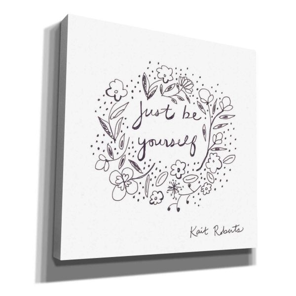 Just Be Yourself  by Kait Roberts, Canvas Wall Art Sale