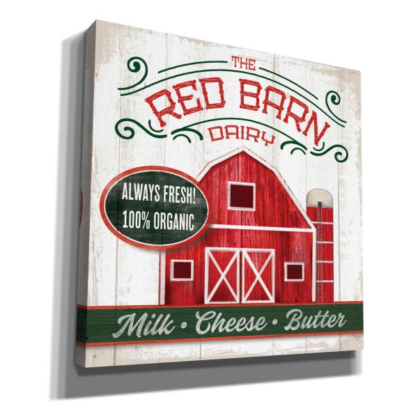 The Red Barn  by Mollie B, Canvas Wall Art on Sale