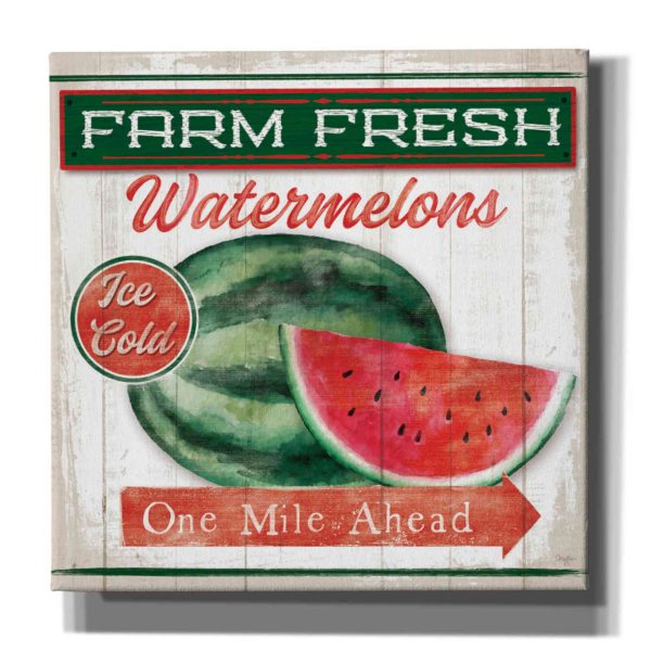 Watermelon Farm  by Mollie B, Canvas Wall Art For Discount