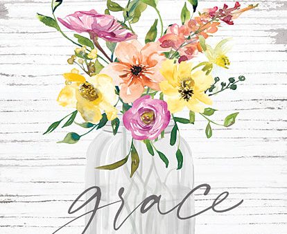 LET849 - Grace Flowers - 12x16 Discount