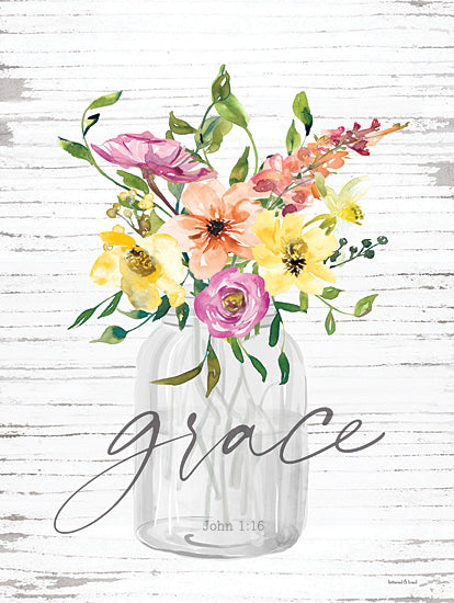 LET849 - Grace Flowers - 12x16 Discount