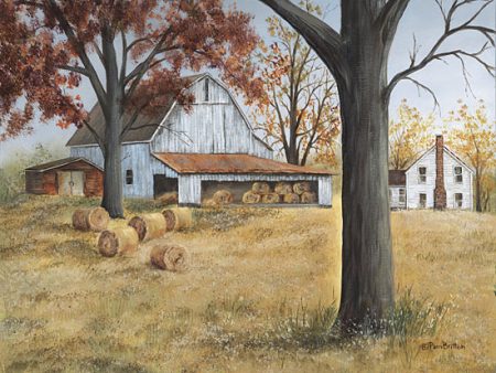 BR617 - Last Hay Harvest - 16x12 Online now