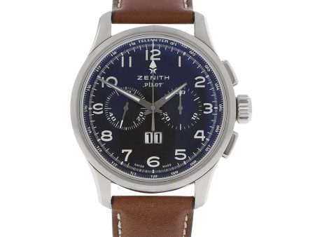 Reloj Zenith para caballero modelo Pilot. Discount