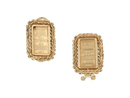 Aretes boleados en oro amarillo 14 kilates. Online Sale