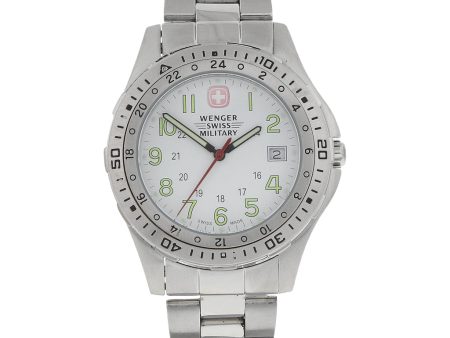 Reloj Wenger para caballero en acero inoxidable. Online Sale