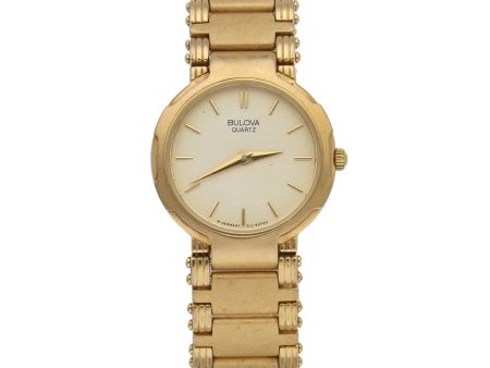 Reloj Bulova para dama en acero chapa. on Sale