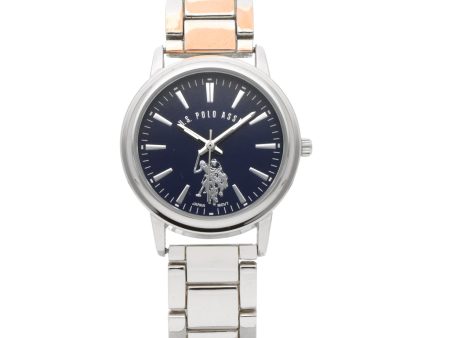 Reloj US Polo ASSN para dama en acero inoxidable y antimonio. Supply