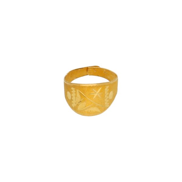 Anillo abierto en oro amarillo 22 kilates. Online Sale