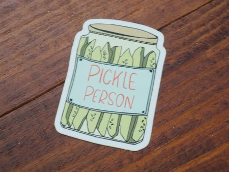 Pickle Person Sticker For Discount