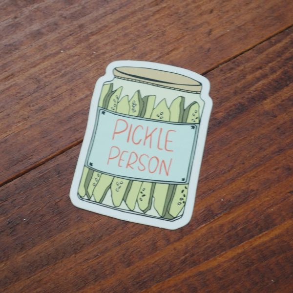 Pickle Person Sticker For Discount