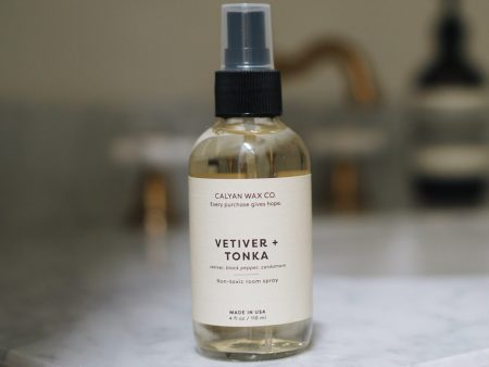 Vetiver + Tonka Room Spray Online Hot Sale