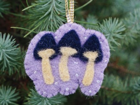 Felt Mushroom Trio Ornament Online