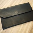 Black Leather Laptop Case on Sale