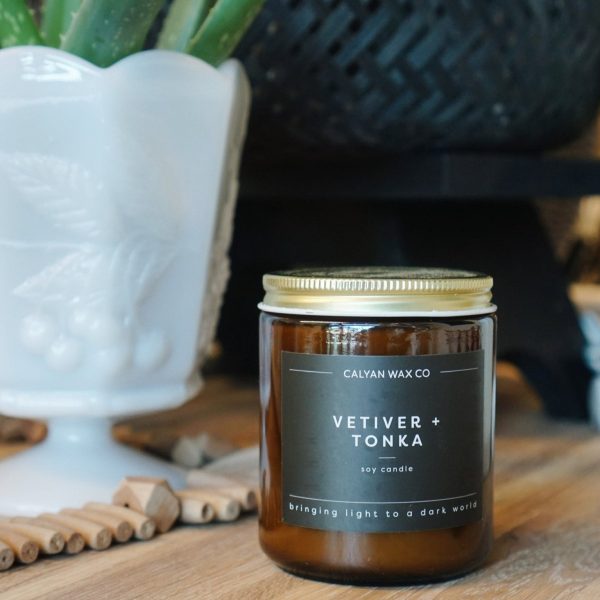 Vetiver + Tonka Amber Jar Candle Online Sale