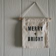 Merry + Bright Banner For Sale