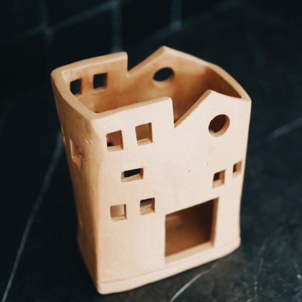 Terracotta Village Lantern Online now