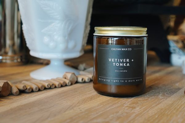 Vetiver + Tonka Amber Jar Candle Online Sale