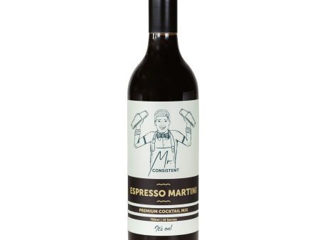 Mr. Consistent Espresso Martini Mix 750ml Online Sale