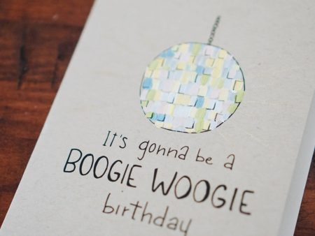 Boogie-Woogie Birthday Card For Discount