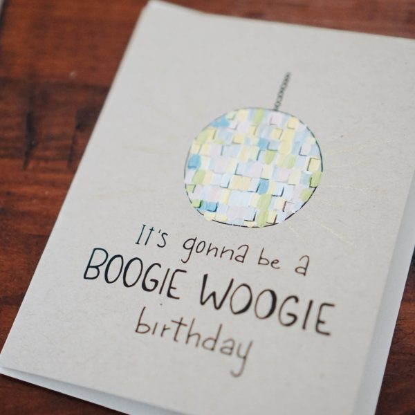 Boogie-Woogie Birthday Card For Discount