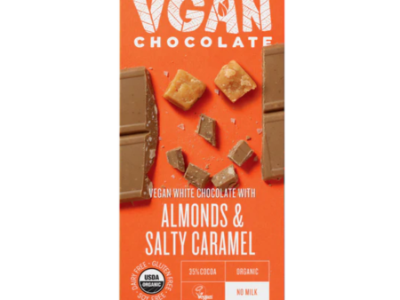 VGAN Chocolate - White Chocolate Almonds & Salty Caramel Discount